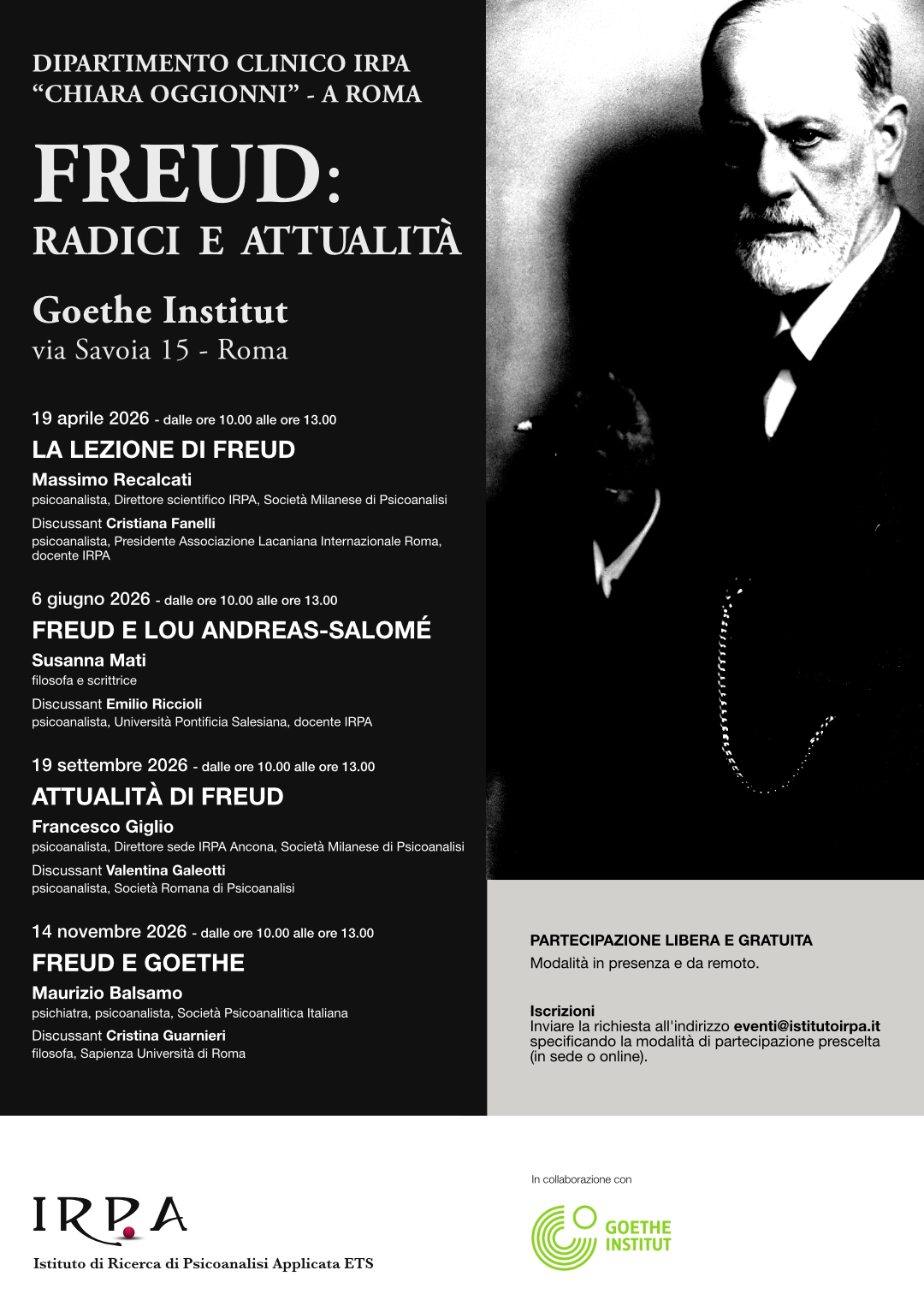 Locandina Dipartimento IRPA